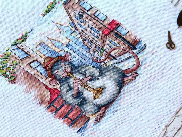 Набор для вышивания «Уличный джаз» — картинка 3