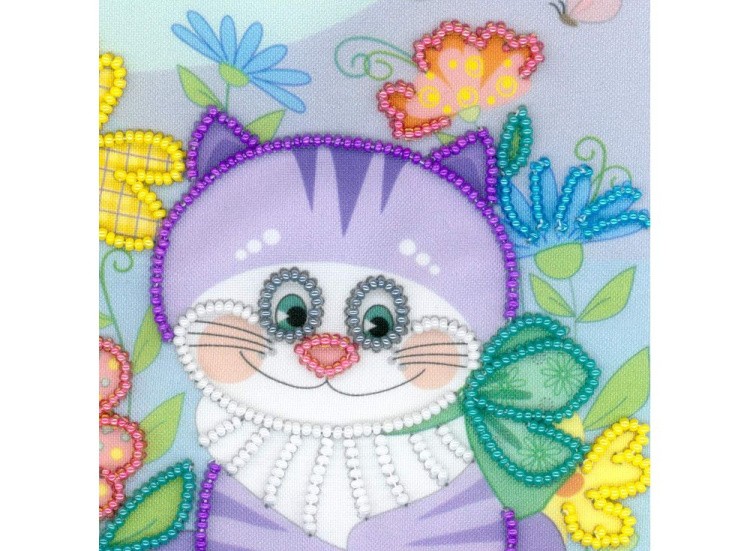 Набор вышивки бисером «Котик» — картинка 3