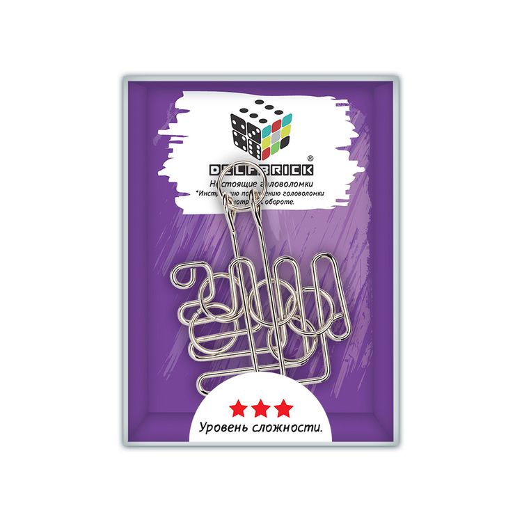 Головоломка металлическая Лабиринт, 8 элементов — картинка 2