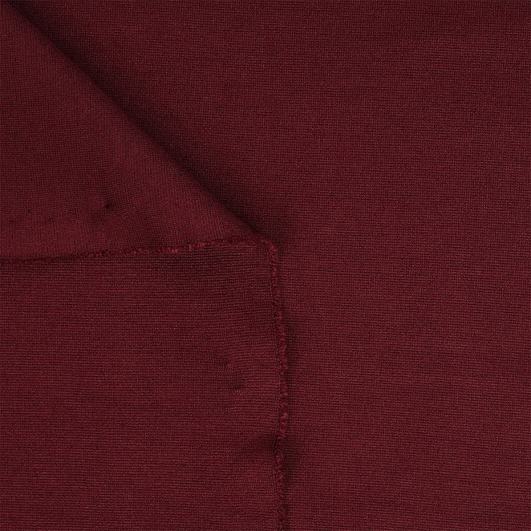 Ткань Джерси, 1 м x 155 см, 350 г/м², цвет: бордовый, TBY — картинка 4