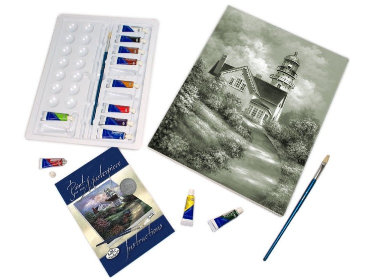 Картина по контурам гризайль «Мыс Элизабет» — картинка 3