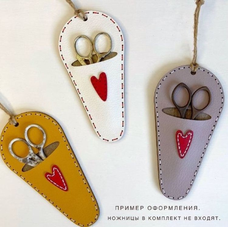 Набор для вышивания «Чехол для ножниц» (сиреневый) — картинка 10