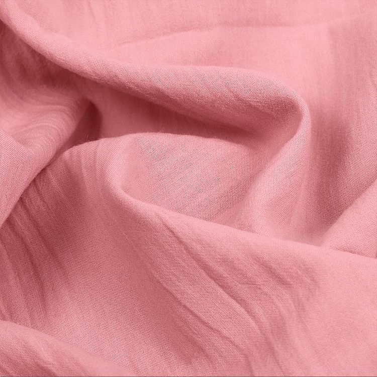 Ткань Хлопок крэш, 5 м х 150 см, 90 г/м², цвет: ягодный, TBY — картинка 4