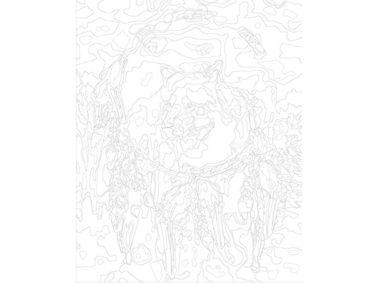 Картина по номерам «Волчий амулет» — картинка 3