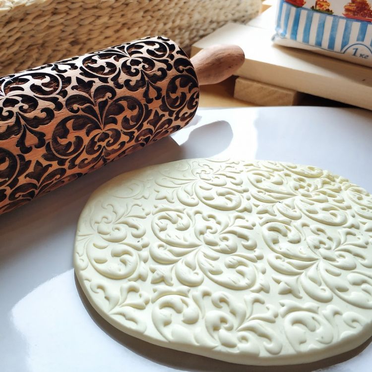 Деревянная скалка «Дамаск», Березка — картинка 2