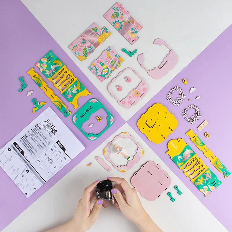 3D-пазл Танцующая балерина, 52 элемента (музыкальная карусель) — картинка 3