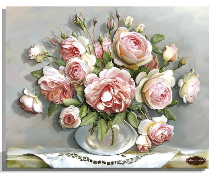 Набор папертоль «Розы Федеричи» 36x29 см — картинка 2