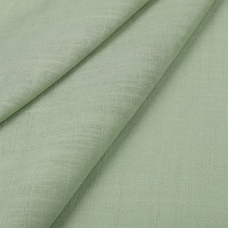 Ткань льняная, 190 г/м², 5 м x 140 см, цвет: фисташковый, TBY — картинка 3
