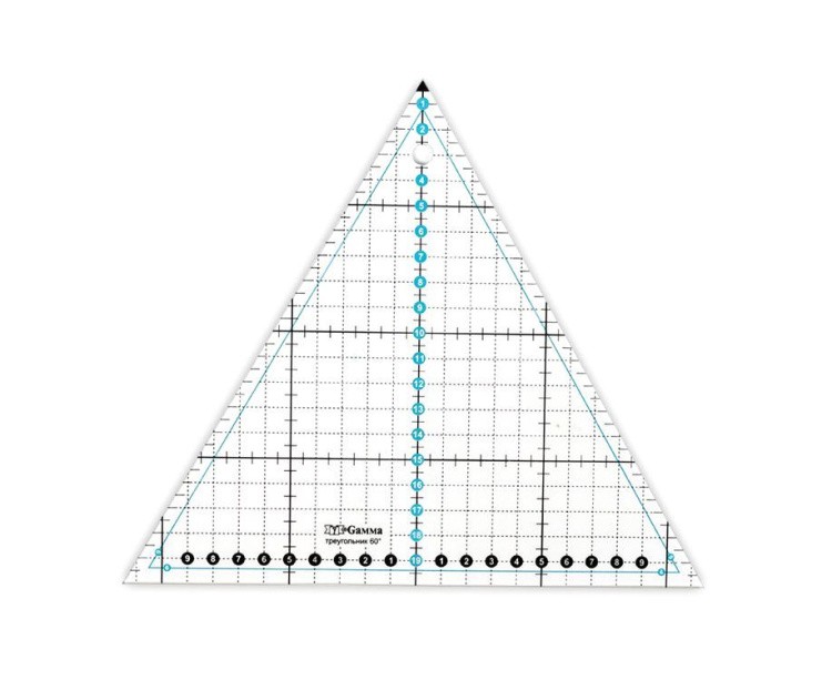 Линейка для пэчворка, 20x23 см, Gamma — картинка 2