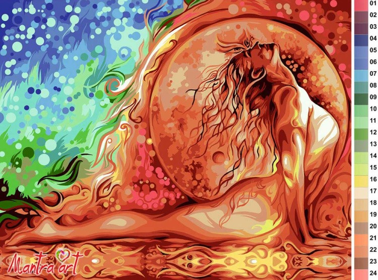 Картина по номерам «Сурья Намаскар» — картинка 2