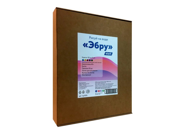 Набор для эбру «Старт», 5 цветов, Mimi — картинка 2