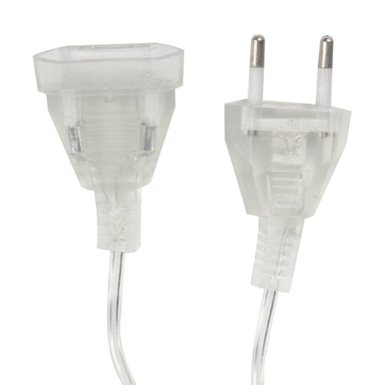 Удлинитель для электрогирлянд 3 м, прозрачный шнур — картинка 3