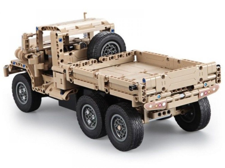 Радиоуправляемый конструктор CADA deTech военный грузовик, 545 деталей — картинка 3