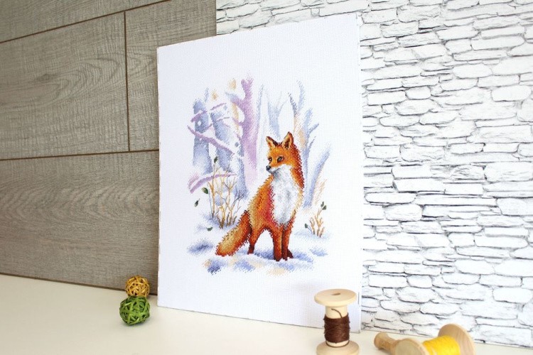 Набор для вышивания «Хозяйка зимнего леса» — картинка 2