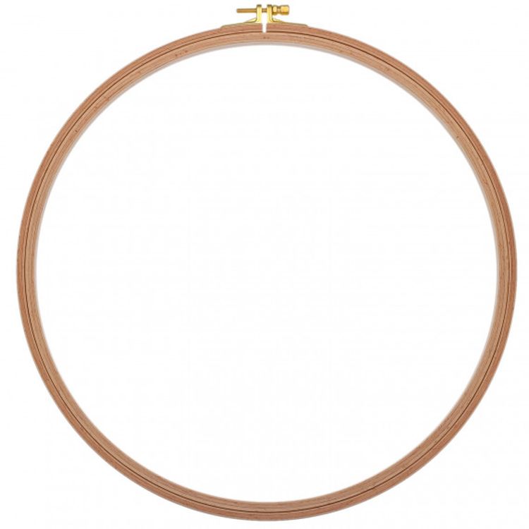 Пяльцы деревянные с винтом, диаметр 31 см, h=16 — картинка 2