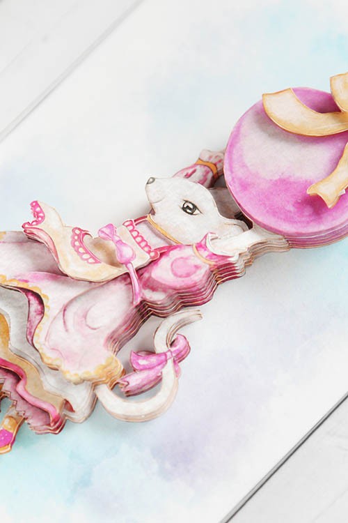 Папертоль «Мышка с шаром» — картинка 2