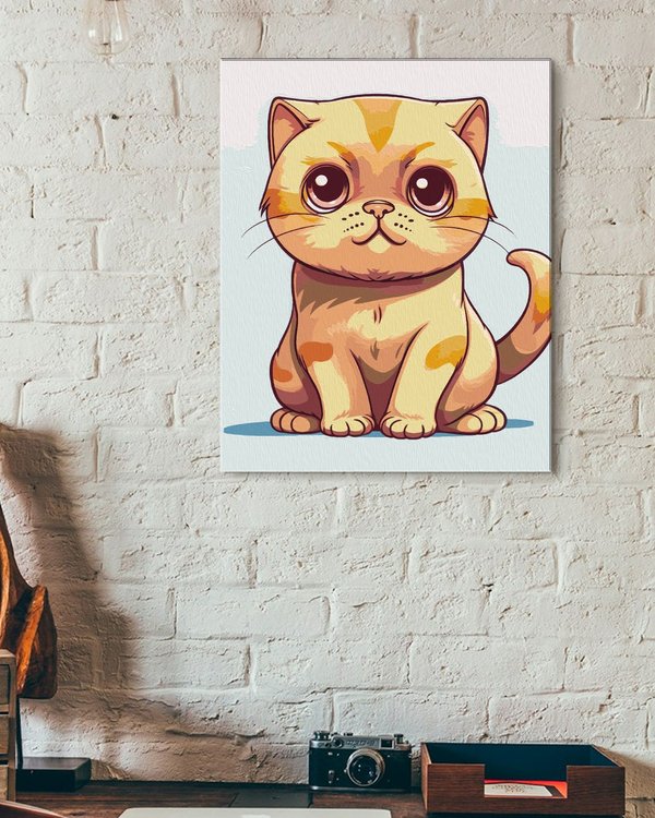 Картина по номерам «Милый котик» — картинка 3