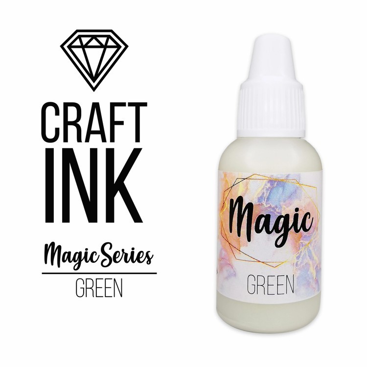 Спиртовые Чернила Craft INK, Magic Series, Green, 20мл