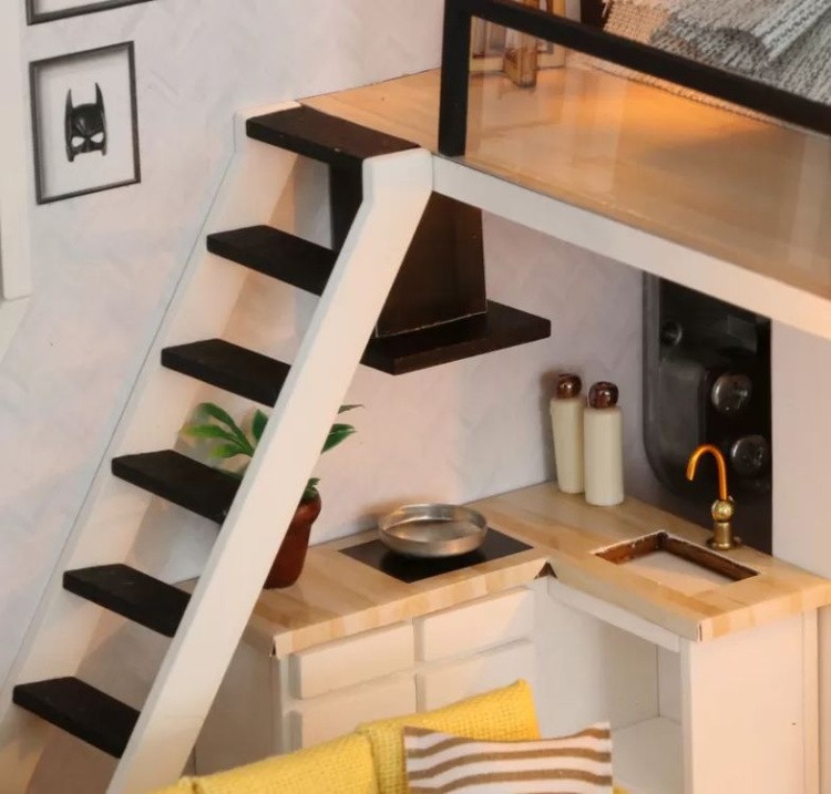 Миниатюрная сборная модель (румбокс) «Комната Модерн» — картинка 5