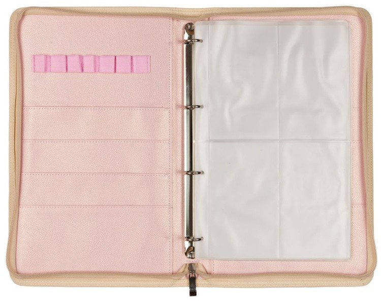 Органайзер для рукоделия «Розово-золотой», кожзаменитель,  34 см, Gamma — картинка 2