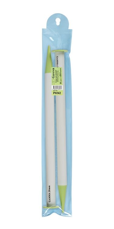 Спицы прямые 35 см, пластик, d 20 мм, Gamma — картинка 2