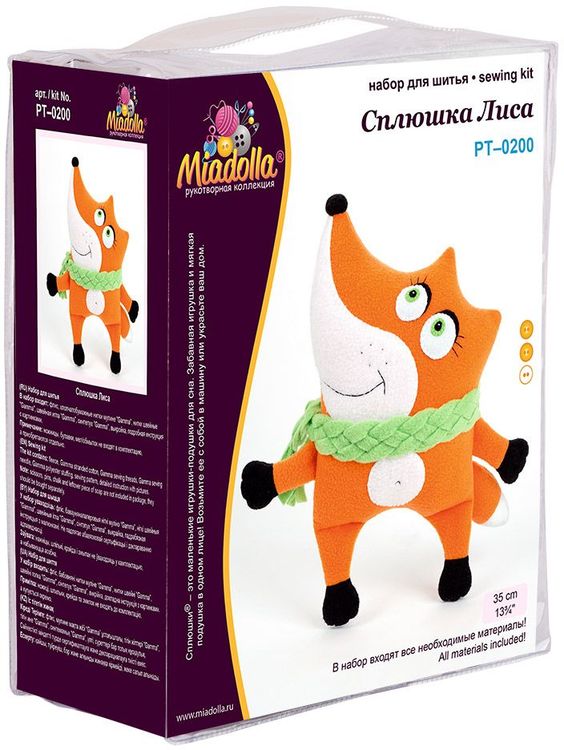 Набор для шитья «Сплюшка Лиса» — картинка 3