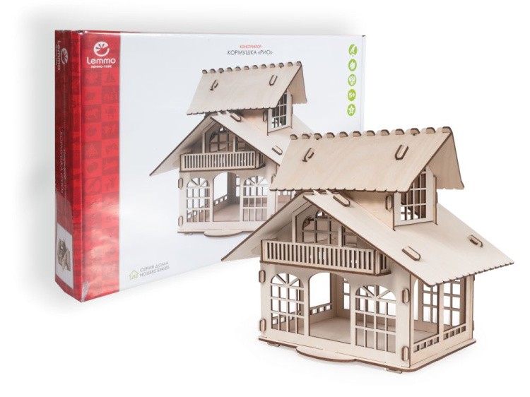 Конструктор из дерева «Кормушка РИО», Lemmo — картинка 4