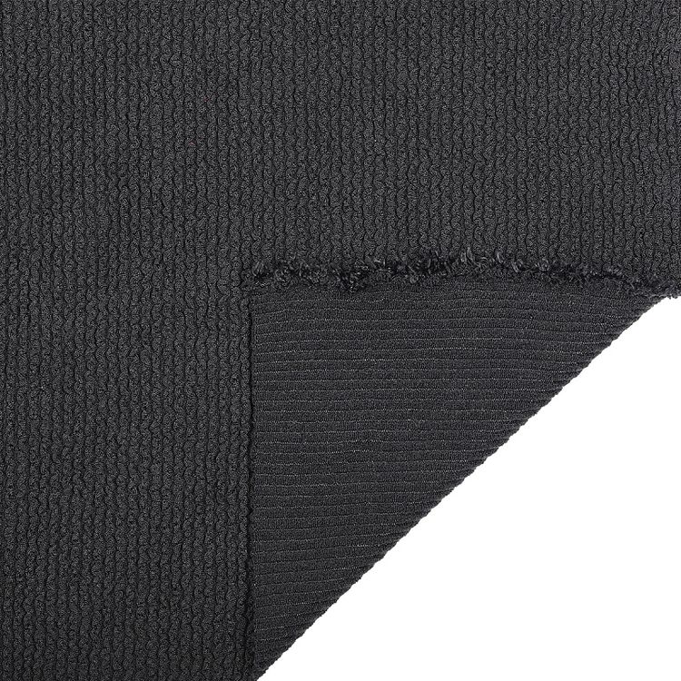 Ткань Бифлекс жатка, 490 г/м², 3 м x 80 см, цвет: черный, TBY — картинка 3