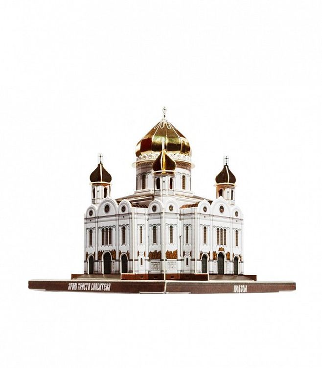 Сборная модель из картона «Храм Христа Спасителя. Москва в миниатюре» — картинка 2