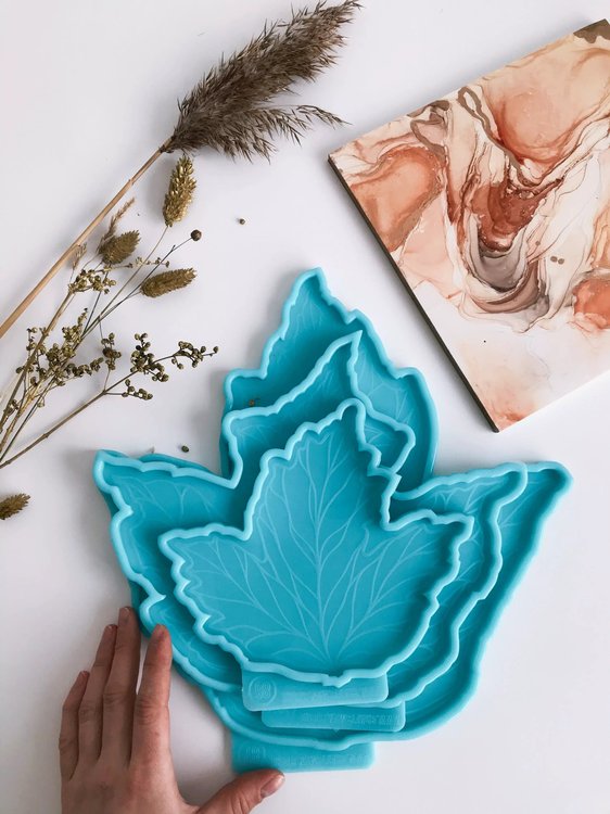 Модель №86 Силиконовый молд Кленовый лист Средний, 27х22 см, Craftsmen.store — картинка 3
