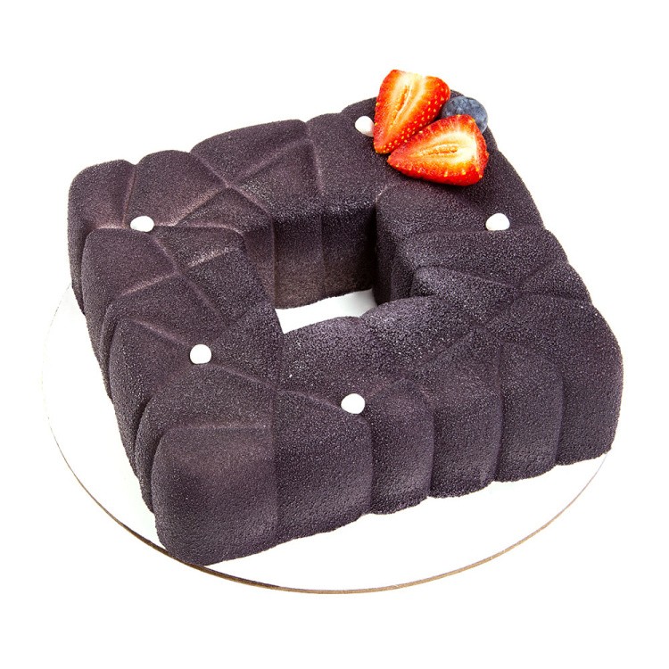 Форма силиконовая  для тортов и пирогов, 18х18х5,5 см, S-CHIEF — картинка 2