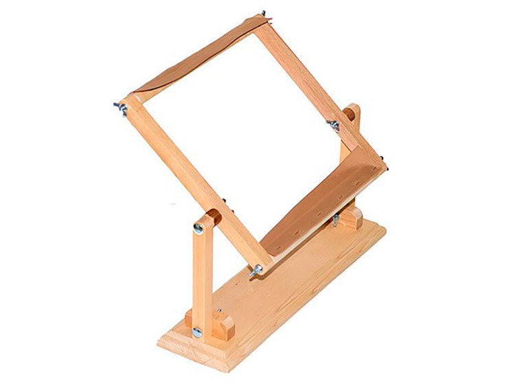 Пяльцы Gamma настольные с подставкой, 30х30 см, арт. ПРН-01 — картинка 2