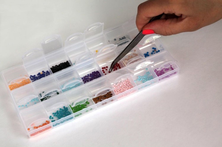 Органайзер для страз, 21 отделение — картинка 3