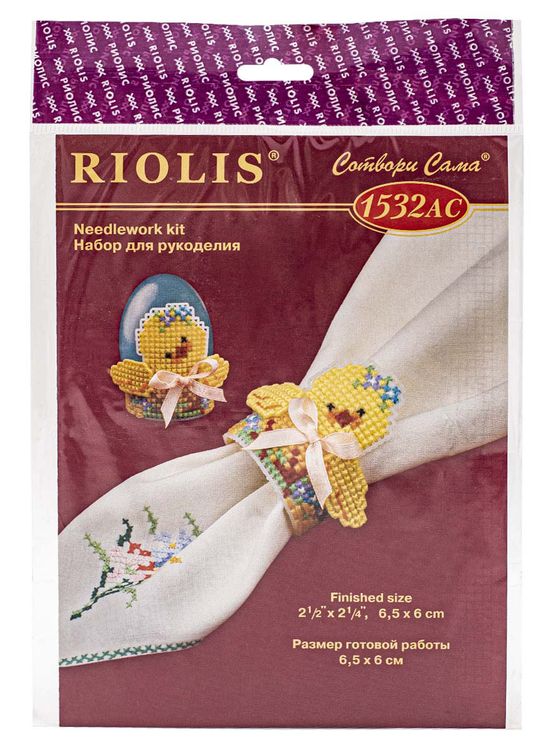 Набор для вышивания «Кольцо для салфеток. Цыпленок» — картинка 5