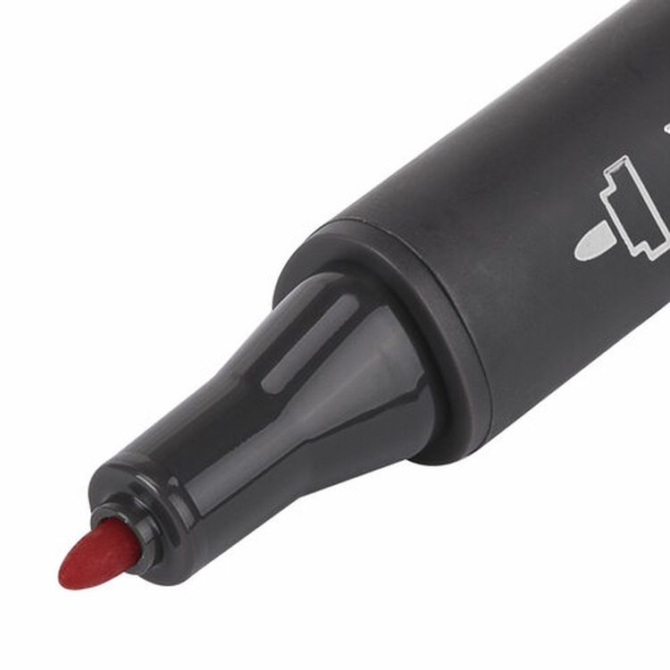 Маркер для скетчинга двусторонний 1 мм - 6 мм BRAUBERG ART CLASSIC, цвет: ярко-розовый — картинка 4