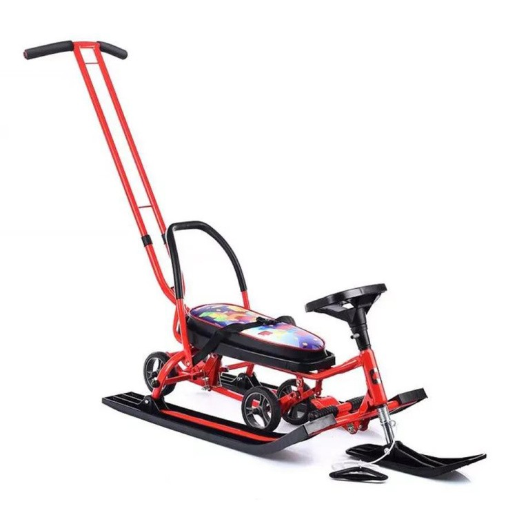 Снегокат детский 111 Mobile с ручкой (Легo) — картинка 5