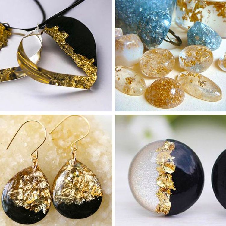 Поталь хлопьями, золото, 5 г, Artline — картинка 3