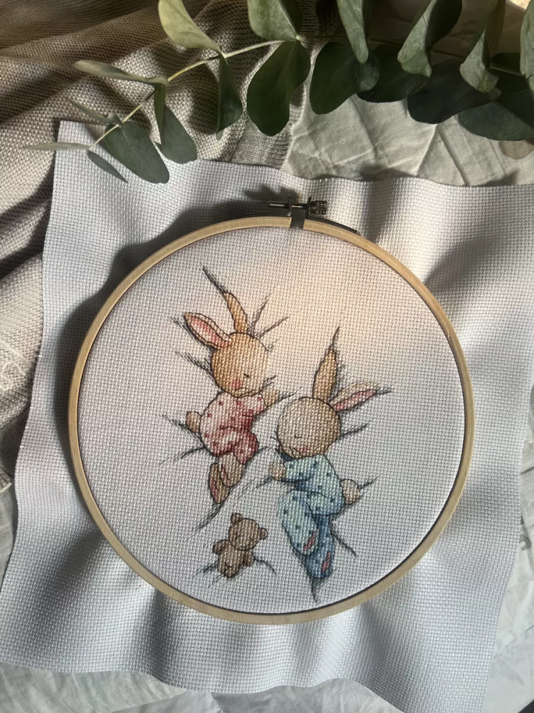 Набор для вышивания «Спящие заи» — картинка 6