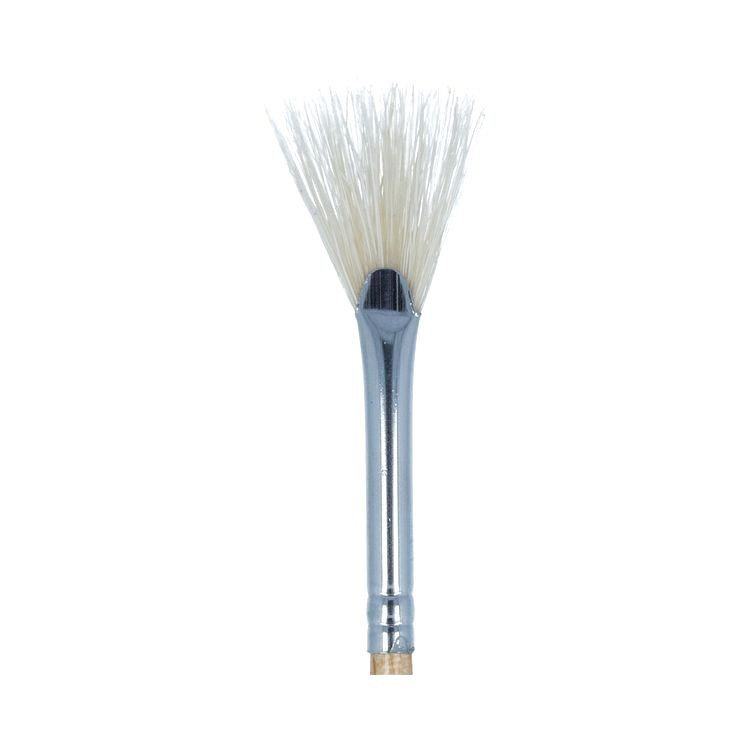 Кисть щетина №04, веерная, 5 шт., короткая ручка, Mr.Painter — картинка 2