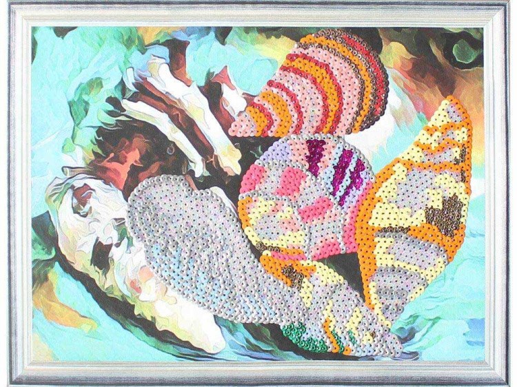 Мозаика из пайеток «Ракушки» — картинка 2