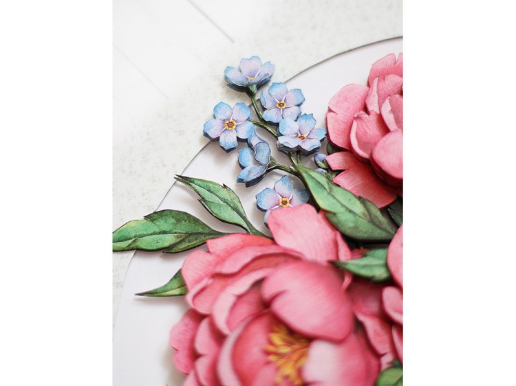 Папертоль «Букет пионов» — картинка 3