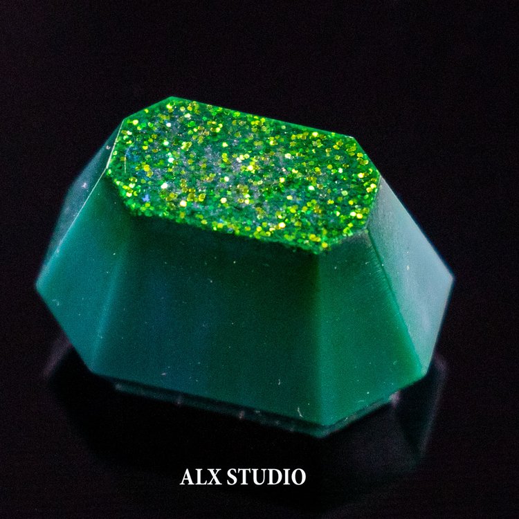 Краситель для эпоксидной смолы зеленый, 20 г, ALX Studio — картинка 3