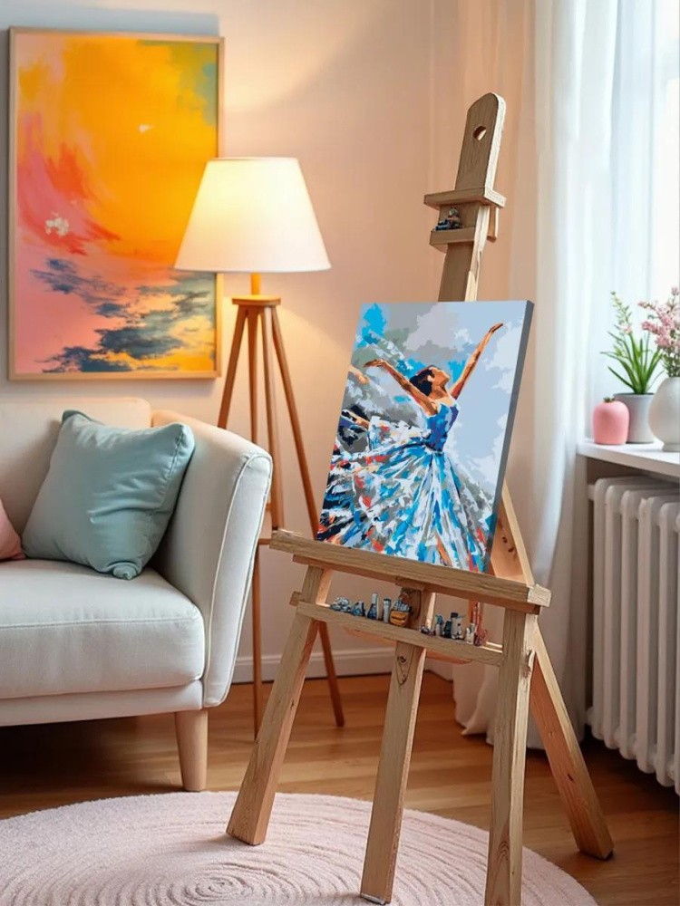 Картина по номерам «Балерина» — картинка 9