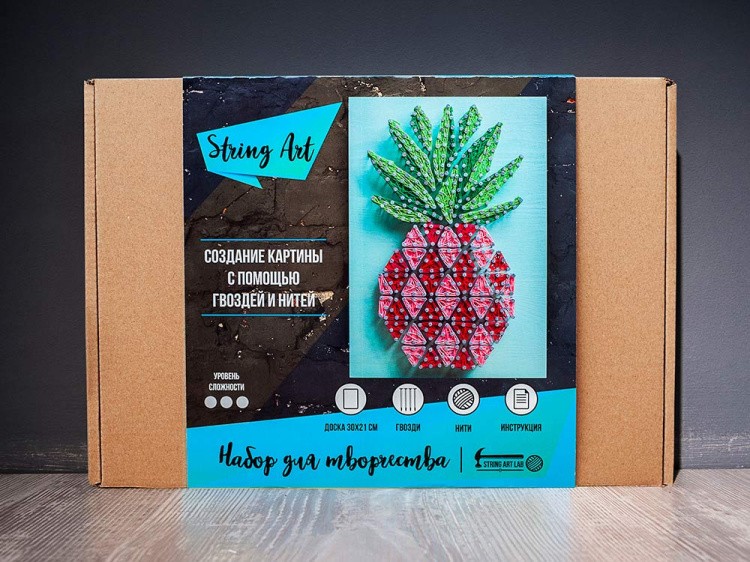 Набор для творчества STRING ART «Ананас» — картинка 4
