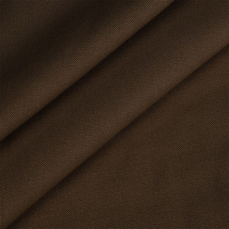 Ткань льняная, 1 м x 140 см, 200 г/м², цвет: хаки, TBY — картинка 3