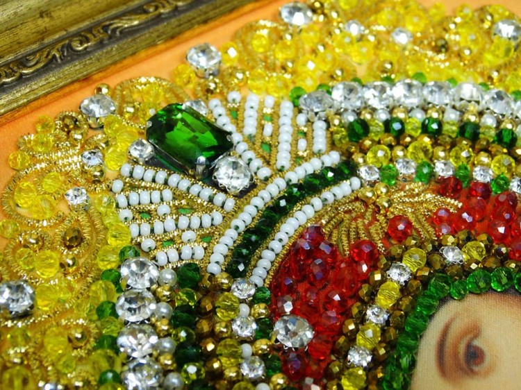 Набор вышивки хрустальными камнями «Владимирская» — картинка 8