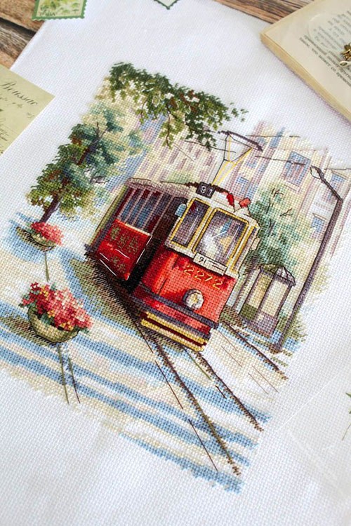 Набор для вышивания «Старый трамвайчик» — картинка 5