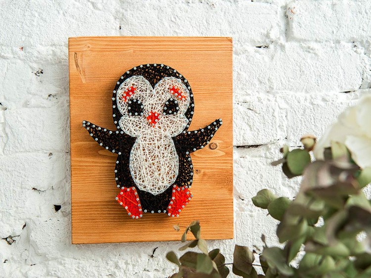 Набор для творчества STRING ART «Пингвин» — картинка 9