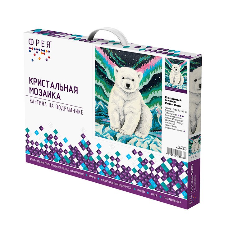 Алмазная вышивка «Полярный мишка» — картинка 2