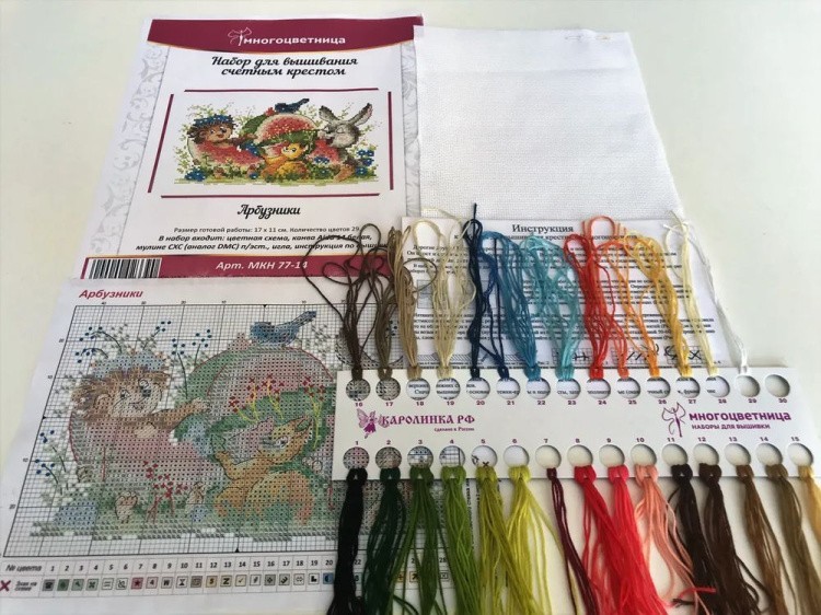Набор для вышивания «Арбузники» — картинка 3